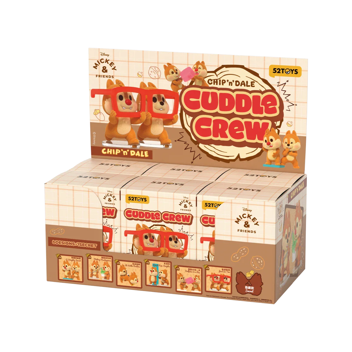 52TOYS Chip 'n' Dale Cuddle Crew Series
