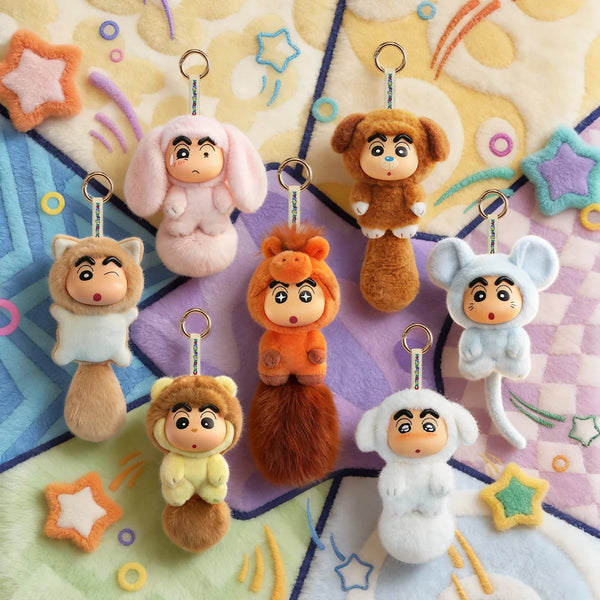 52Toys Crayon ShinChan Big Tails Ver 2 Keychain Anime Hard Vinyl