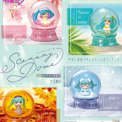 Re-Ment Hatsune Miku Scenery Dome Story of the Seasons Series