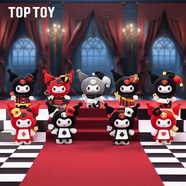 TOP TOY Sanrio Kuromi Poker Kingdom Series Plush Keychain Blind