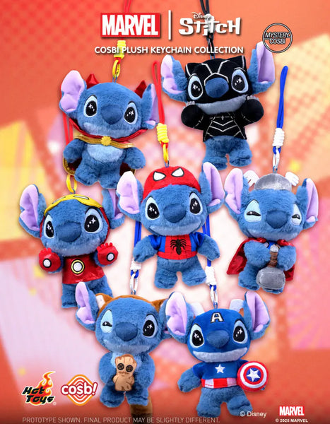 HotToys marvel スティッチ COSBI ぬいぐるみペンダント Hot Toys Marvel Stitch Cosbi Plush Pendant Blind Box – NEKO STOP