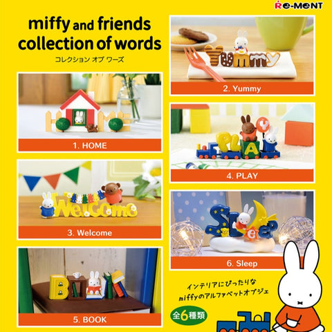Re-Ment Miffy and Friends Collection of Words Series