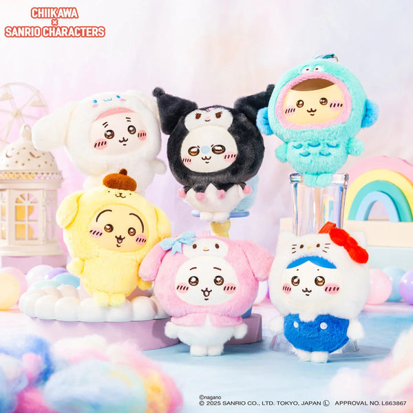 Kiramekko Chiikawa X Sanrio Characters Plush Pendants – NEKO STOP