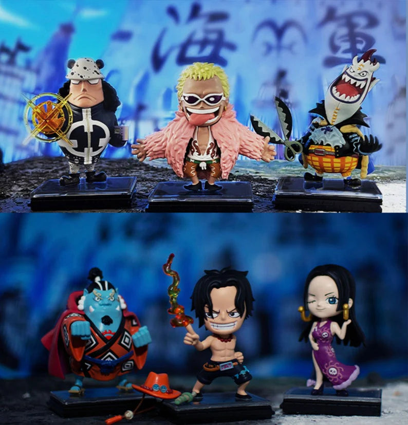 WINMAIN One Piece Marineford Stamp Figure Series