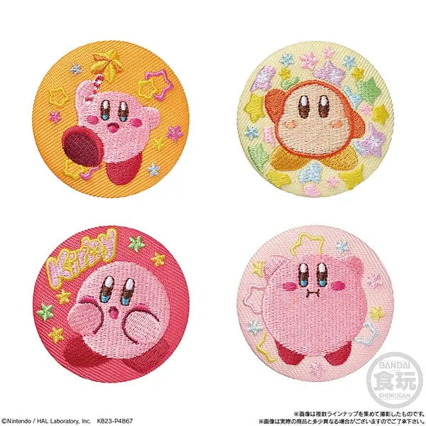Bandai Kirby Embroidery Can Badge Collection Series Mystery Bag