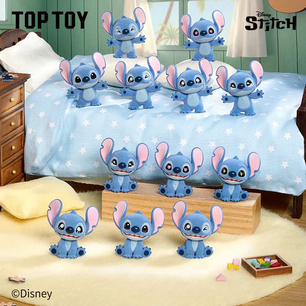 TOP TOY Disney Stitch Mini Fluffy Series Blind Bag Collection TOP TOY Disney Stitch Mini Fluffy Series Blind Bag Collection
