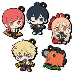 【かな出品】Man グッズ Bandai Chainsaw Man Rubber Strap Keychain Mystery Bag Anime Toy