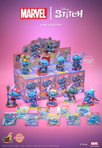 MARVEL Stitch Cosbi Collection フィギュア Hot Toys Marvel Disney Stitch Cosbi Collection Blind Box Figure