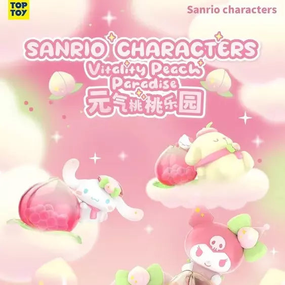 チヨコソフビ「ピーチメロン ver.」 SENMARU 新品未開封 TOP TOY Sanrio Characters Vitality Peach Paradise Cute Blind Box