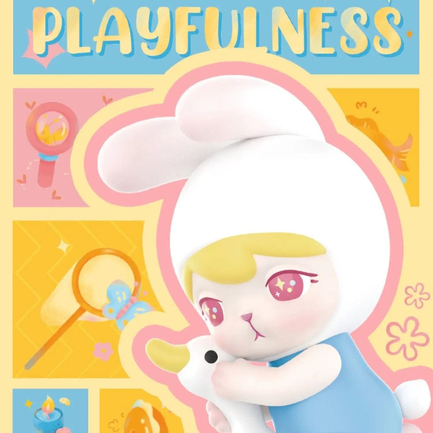 POP MART Bunny Playfulness Series Cute Blind Box Bunny Kid Figure