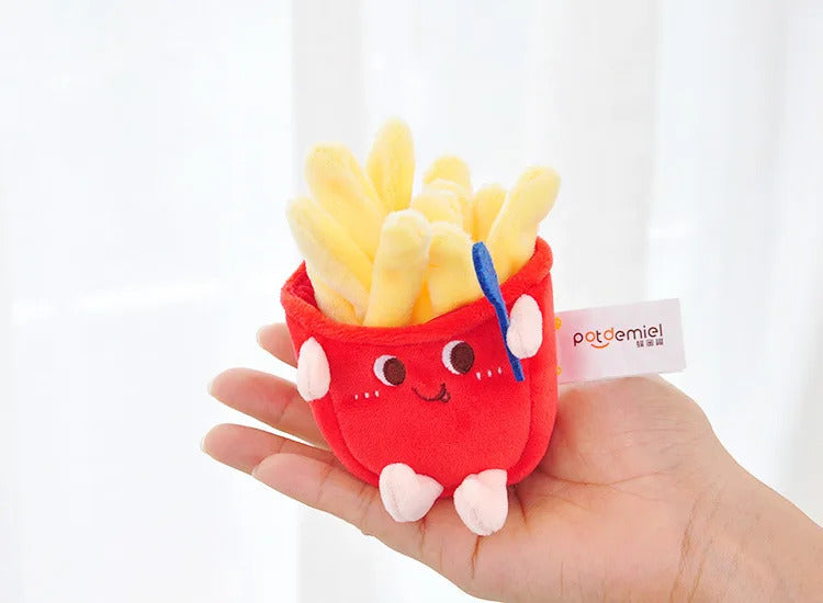 Potdemiel Fast Food French Fries Buddy Mascot Plush Keychain