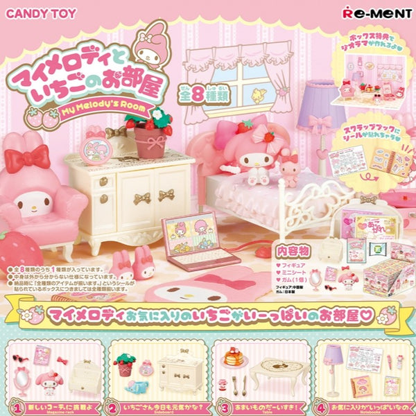 Re-ment Miniature Sanrio store My Melody Floral Party Full set of 8 pieces Rement