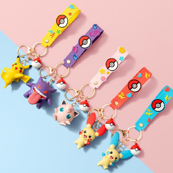 Funism Three-dimensional Pokémon Pendant Keychain Anime Toy Mascot – NEKO  STOP