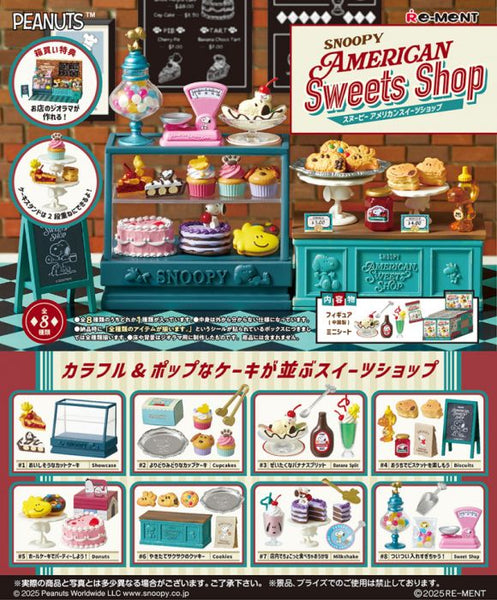 Re-Ment Peanuts Snoopy American Sweets Shop – NEKO STOP