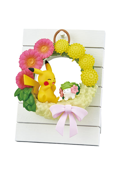 Mini boneco brinquedo RE-MENT Pokemon Wreath Collection Happiness wreath  [3.Sylveon]