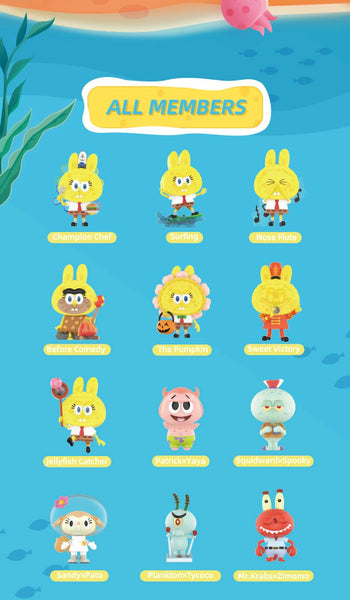 Spongebob Monsters Blind Box Series by How2Work x POP MART