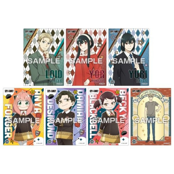 spy x family card sleeves Spy X Family Clear Card Collection Gum Vol.1 Pack Ensky Collector Card – NEKO STOP