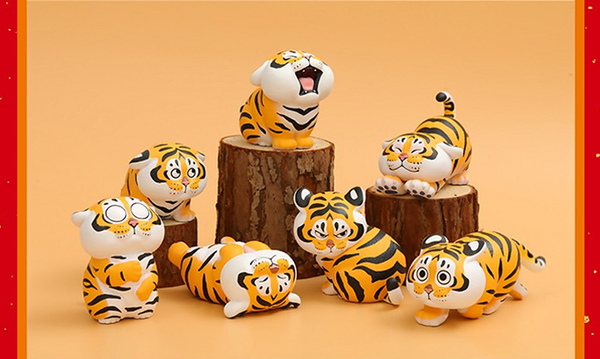 52TOYS Panghu Xiaohu Daily Life Tiger Blind Box Art Toy by Bu2ma 