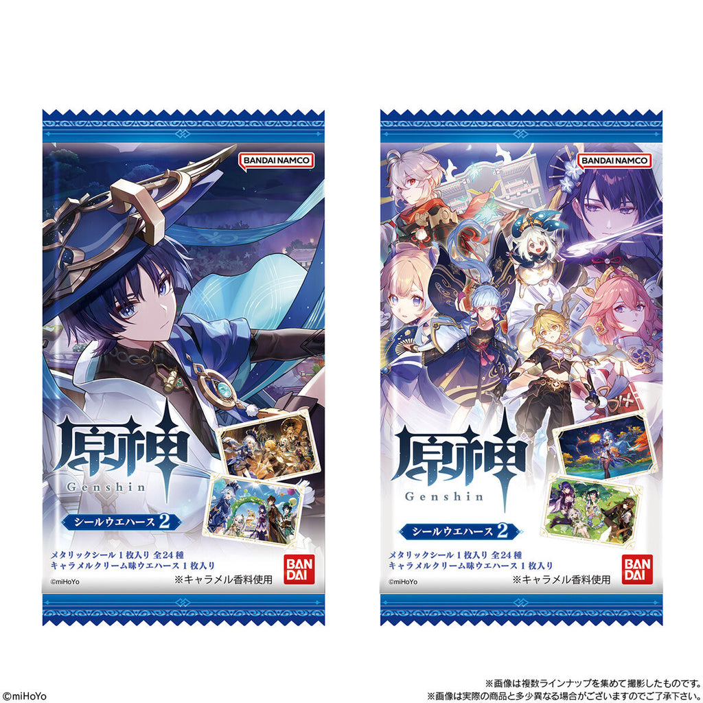 Bandai Genshin Impact Seal Wafers 2