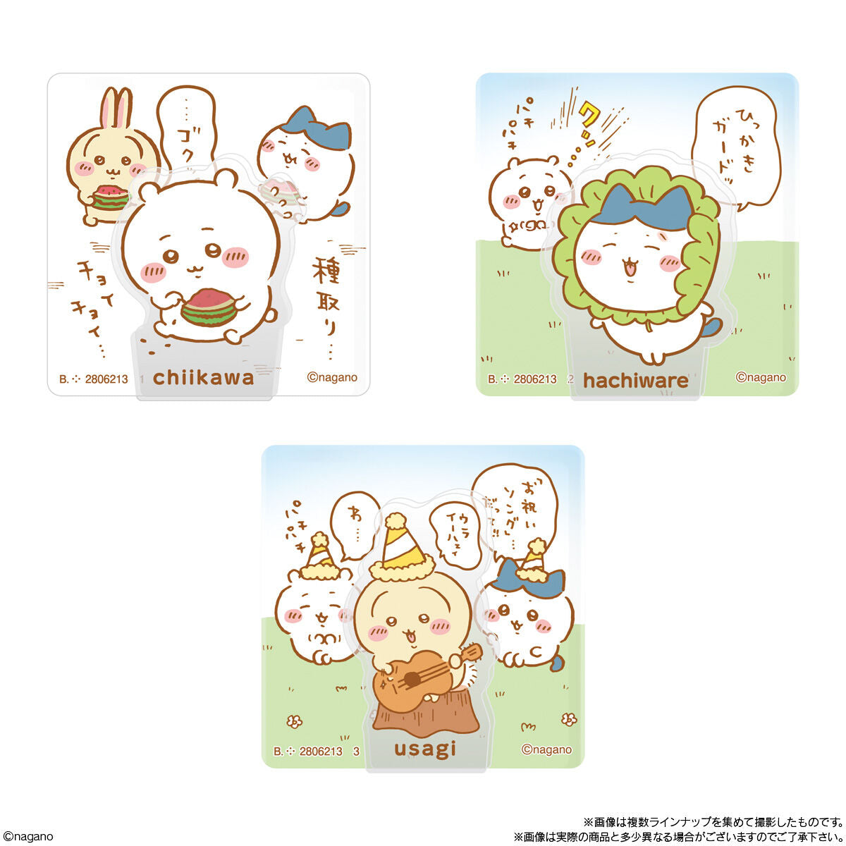Chiikawa Acrylic Scene Clip Biscuit