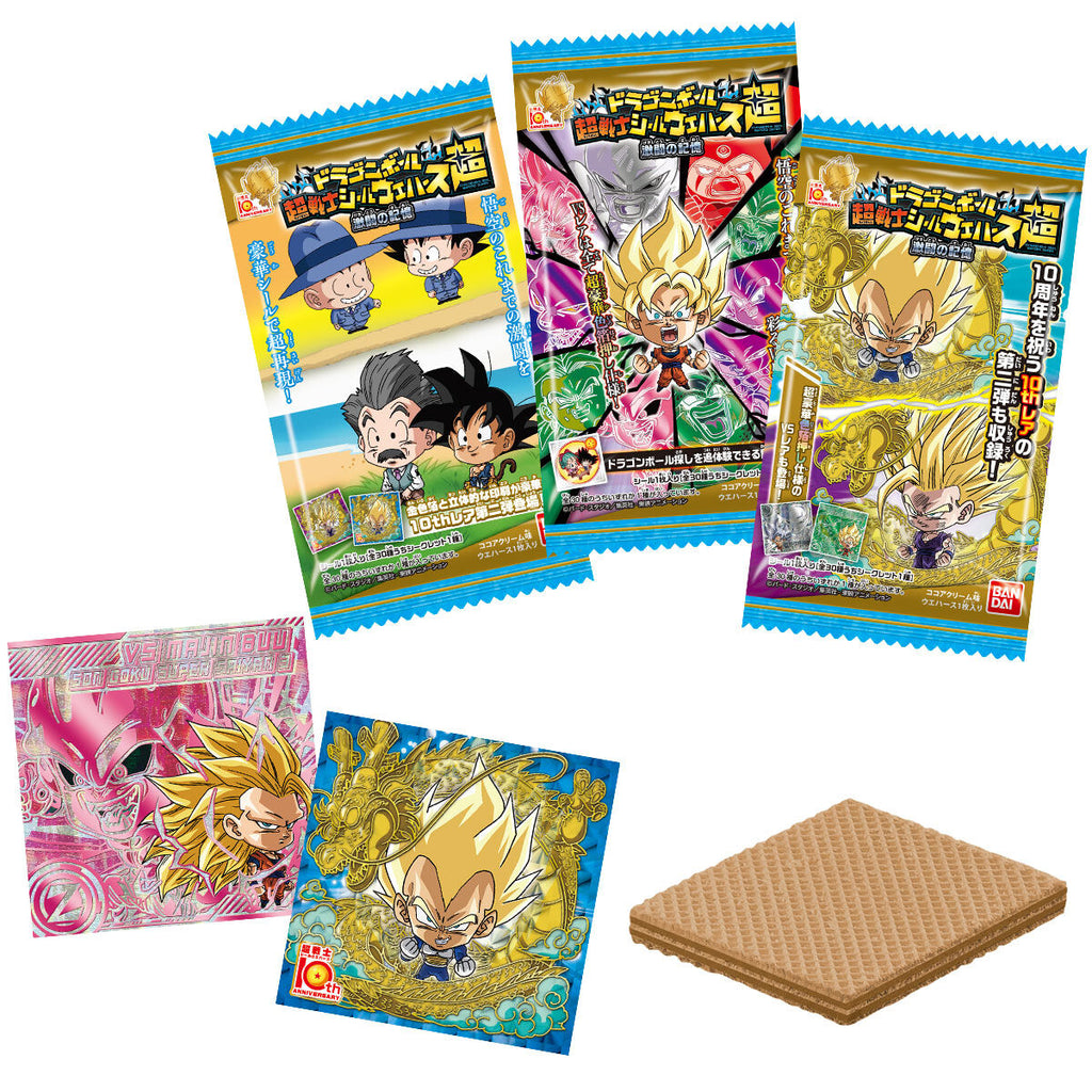 Dragon Ball Super Warrior Sticker Wafer Super
