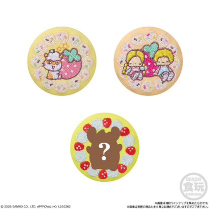 Bandai Sanrio Characters Embroidered Can Badge Biscuit Series 4