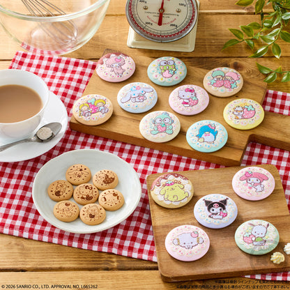 Bandai Sanrio Characters Embroidered Can Badge Biscuit Series 4