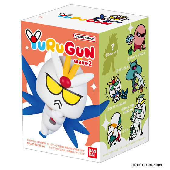 BANDAI NAMCO Mobile Suit Gundam Yurugun Blind Box Gundam Wave 2 Box