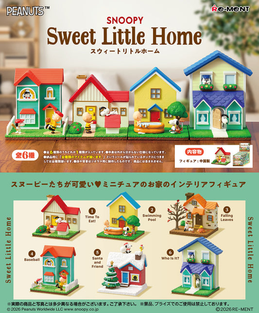 Re-Ment Peanuts Snoopy Sweet Little Home Miniature Figure Collection