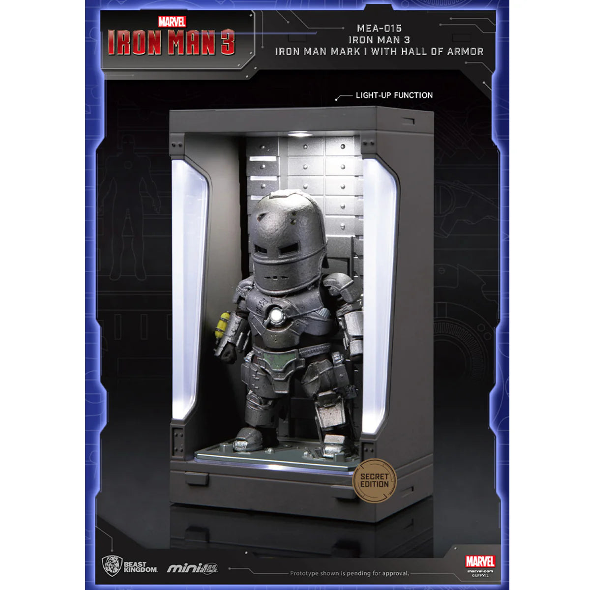 Beast Kingdom Iron Man 3 Iron Man with Hall of Armor Blind Box