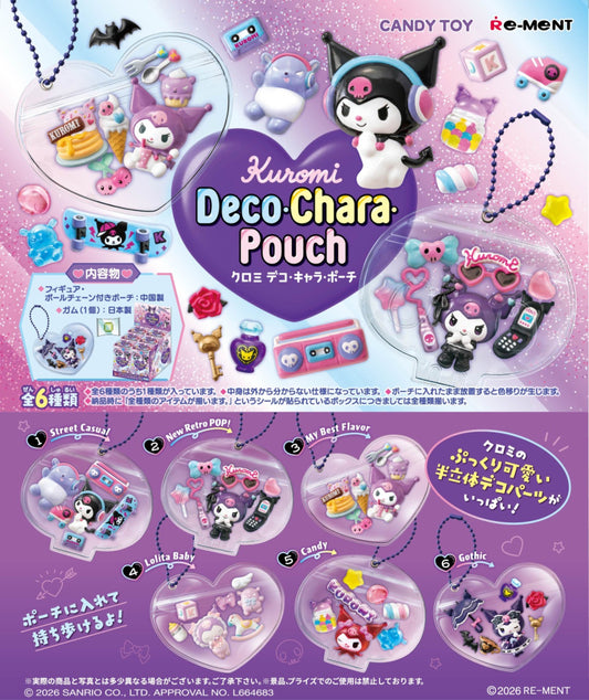 Re-Ment Kuromi Deco Chara Pouch