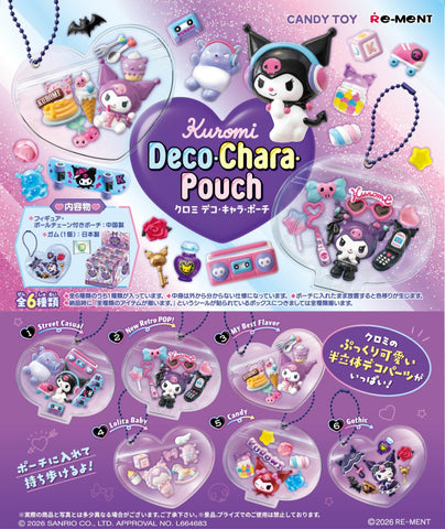 Re-Ment Kuromi Deco Chara Pouch