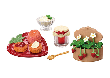 Re-Ment The Country Strawberry Cafe Miniature Furniture Series Blind Box Collection.