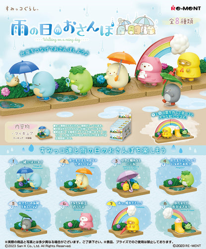 Re-Ment Sumikkogurashi Walk On a Rainy Day Series