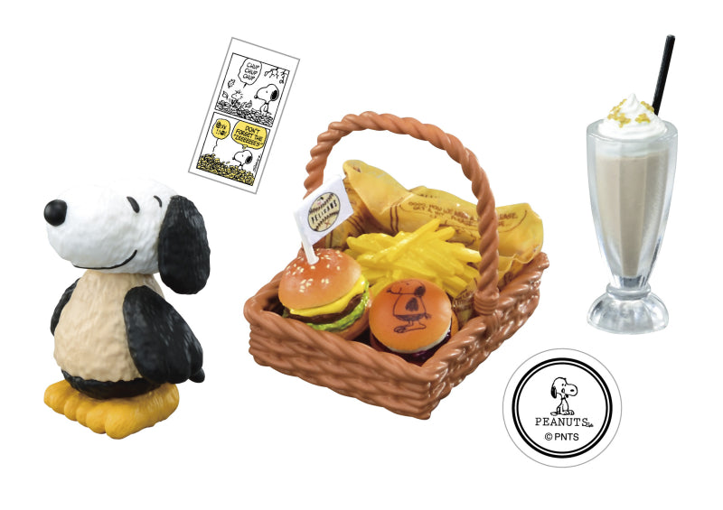 Re-Ment Snoopy Cafe Together Series Blind Box Figure Decoration
