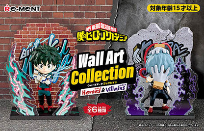 Re-Ment My Hero Academia Wall Art Collection Heroes & Villains Series
