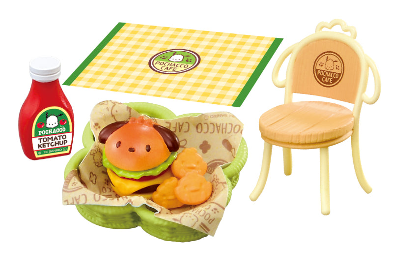 Re-Ment Pochacco Cafe Sanrio Japan Blind Box Kids Toy Miniature