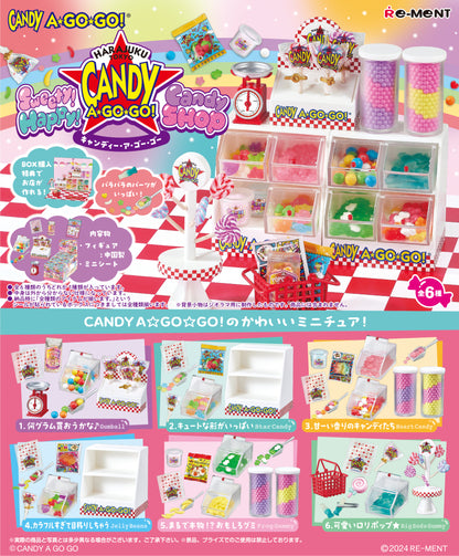 Re-Ment Sweety! Happy! Candy SHOP CANDY A☆GO☆GO! Series