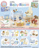 Re-Ment Miffy Baby Room Miniature Furniture series blind box collection.
