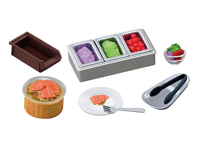 Re-Ment Deluxe Hotel Buffet Miniature Furniture Blind Box Collection