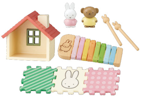 Re-Ment Miffy Baby Room Miniature Furniture series blind box collection.