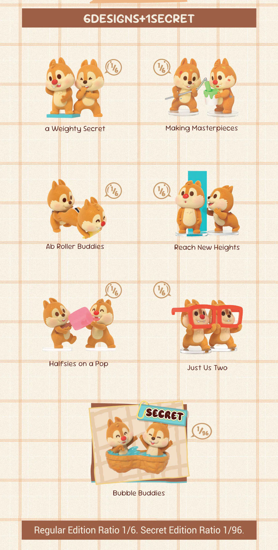 52TOYS Chip 'n' Dale Cuddle Crew Series