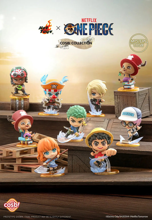 Hot Toys Netflix One Piece Series Cosbi Collection Figurine Blind Box