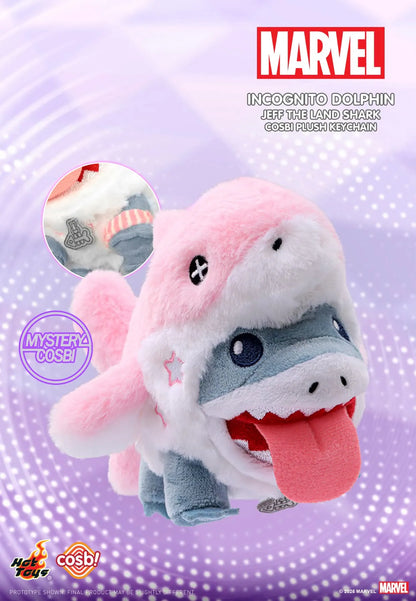 Marvel Rivals Jeff The Land Shark Plush Keychain Collection