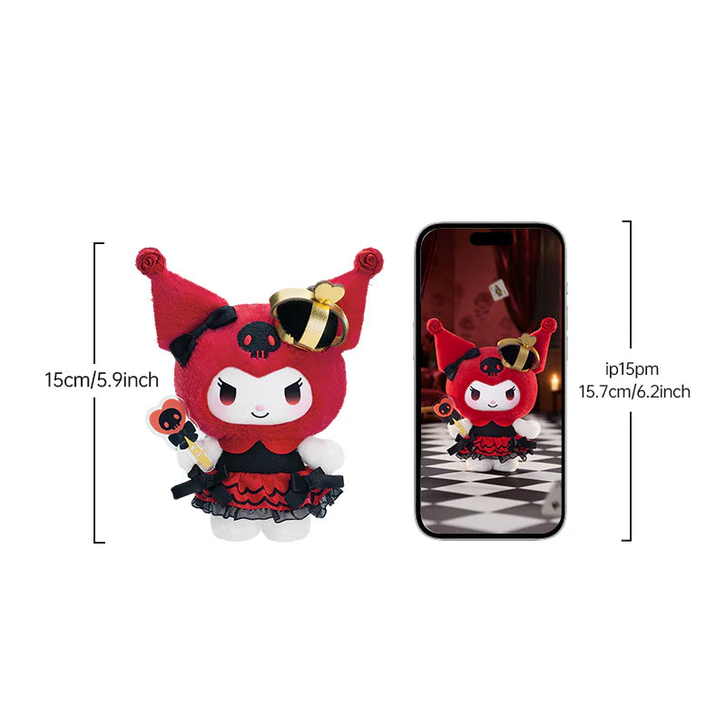 TOP TOY Sanrio Kuromi Poker Kingdom Series Plush Keychain Blind Box