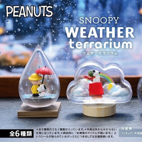 Re-Ment Snoopy Weather Terrarium Series