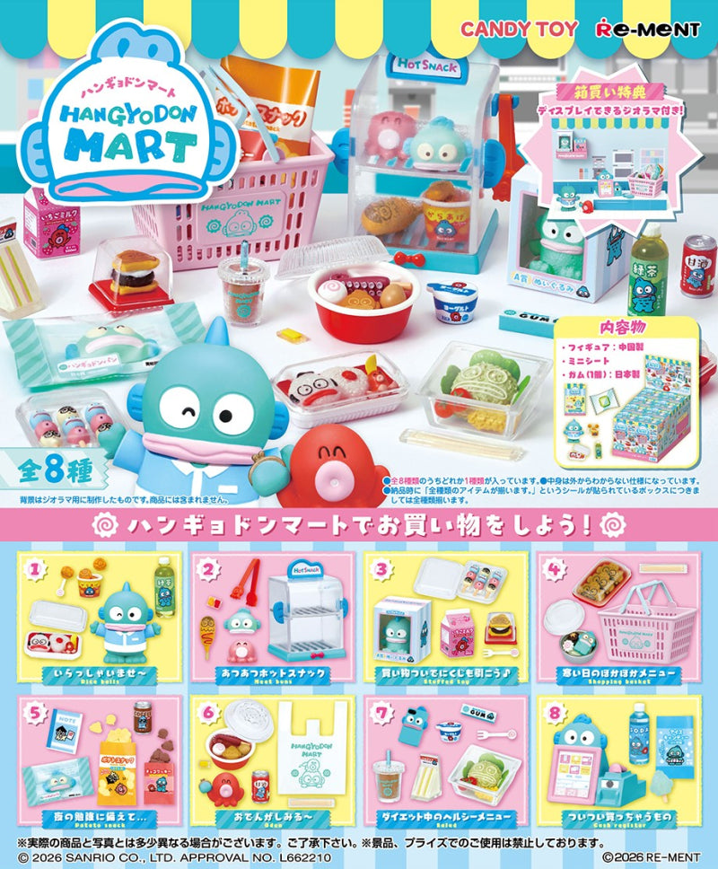 Re-ment Hangyodon Mart