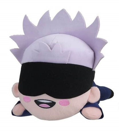 Sega Goods Jujutsu Kaisen Nesoberi Laying Down Plush- Satoru Gojo open smile