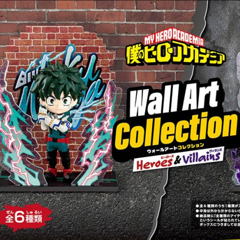 Re-Ment My Hero Academia Wall Art Collection Heroes & Villains Series