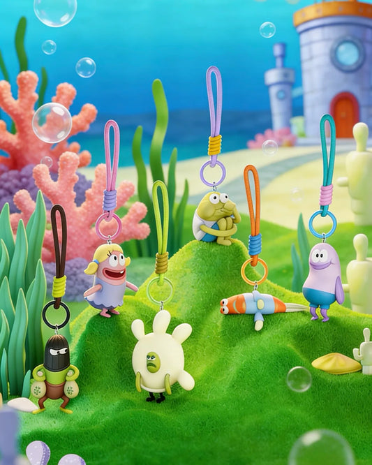 SpongeBob Little Citizens Of Bikini Bottom Keychain Series
